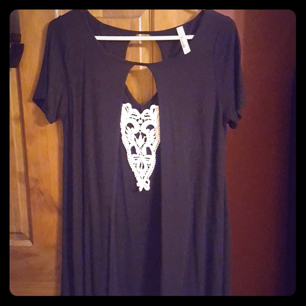 Women's Boutique Black Blouse